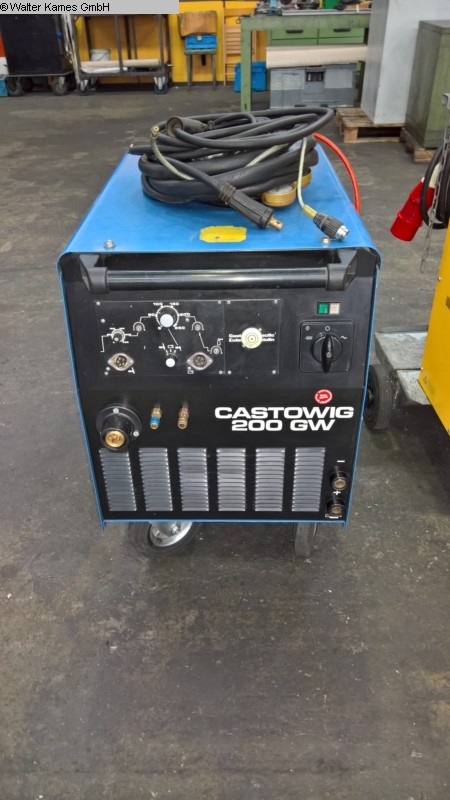 used Metal Processing Protective Gas Welding Machine CASTOLIN + EUTECTIC CASTOWIG 200 GW