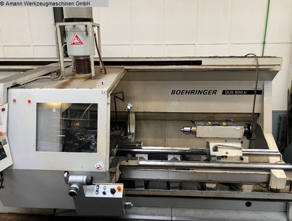 Maschine: BOEHRINGER DUS800 ti