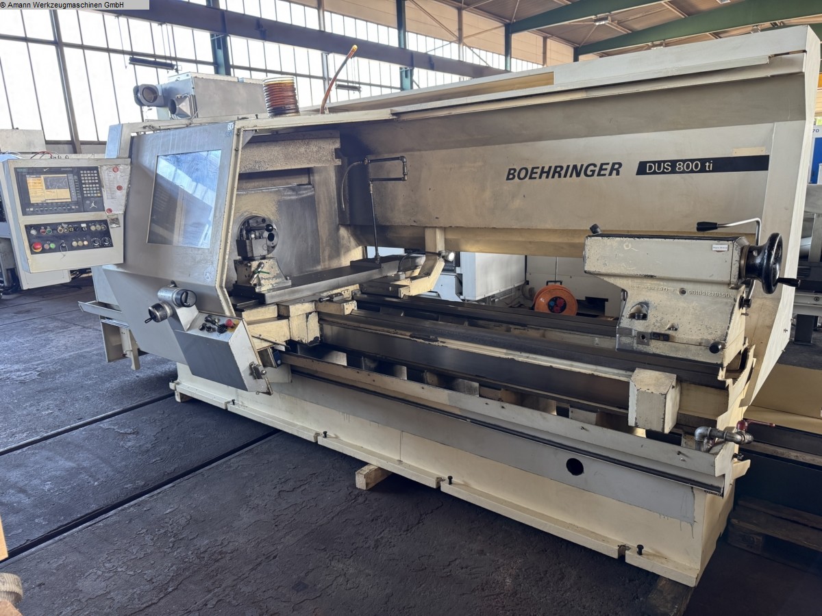 Maschine: BOEHRINGER DUS800 ti