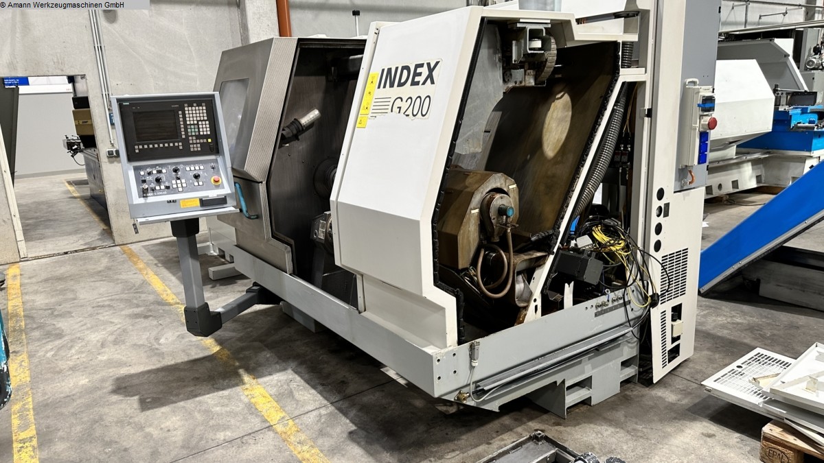 used Lathes CNC Turning- and Milling Center INDEX G200
