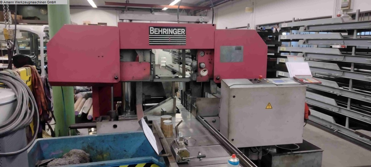used Machines available immediately Band Saw - Automatic - Horizontal BEHRINGER HBP 360 A - CNC