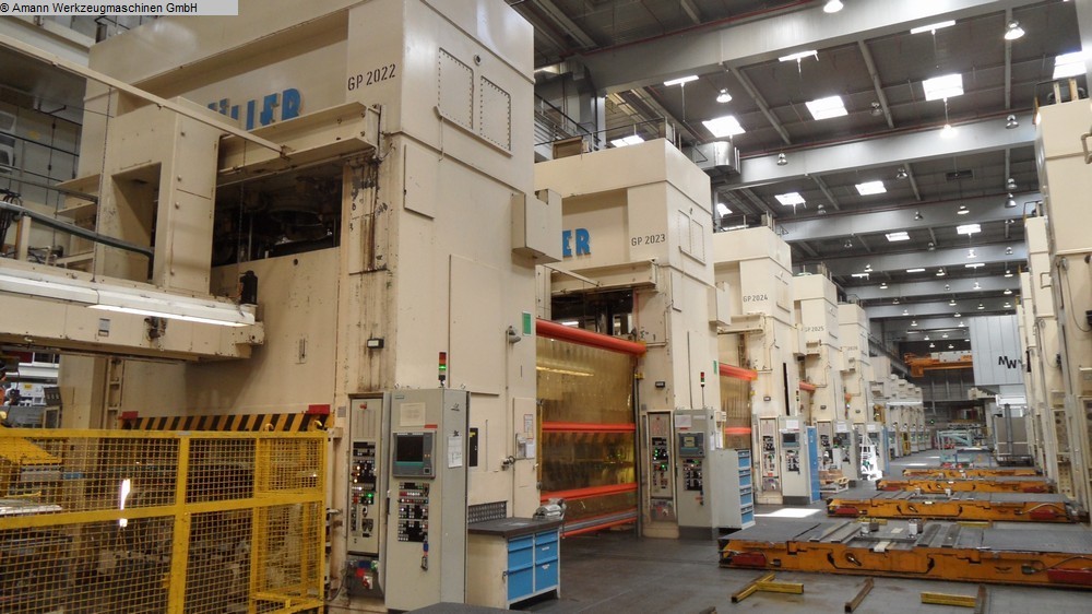 used Machines available immediately Double Column Drawing Press -Hydr. MÜLLER ZE 1000-40.3.2