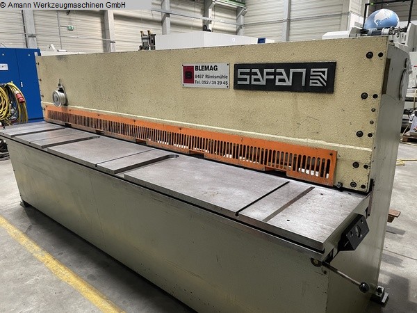 used Machines available immediately Plate Shear - Hydraulic SAFAN VS310-6