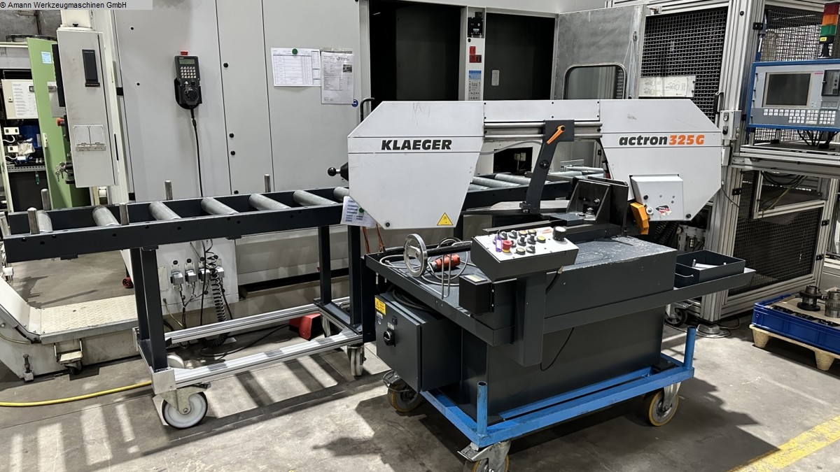 used Metal Processing Band Saw - Automatic - Horizontal KLAEGER Actron 325 G