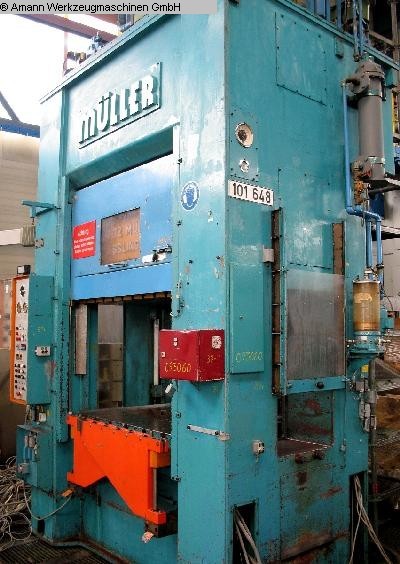 used Double Column Drawing Press -Hydr. MÜLLER KEZ 315-16/6.5.1 (UVV)