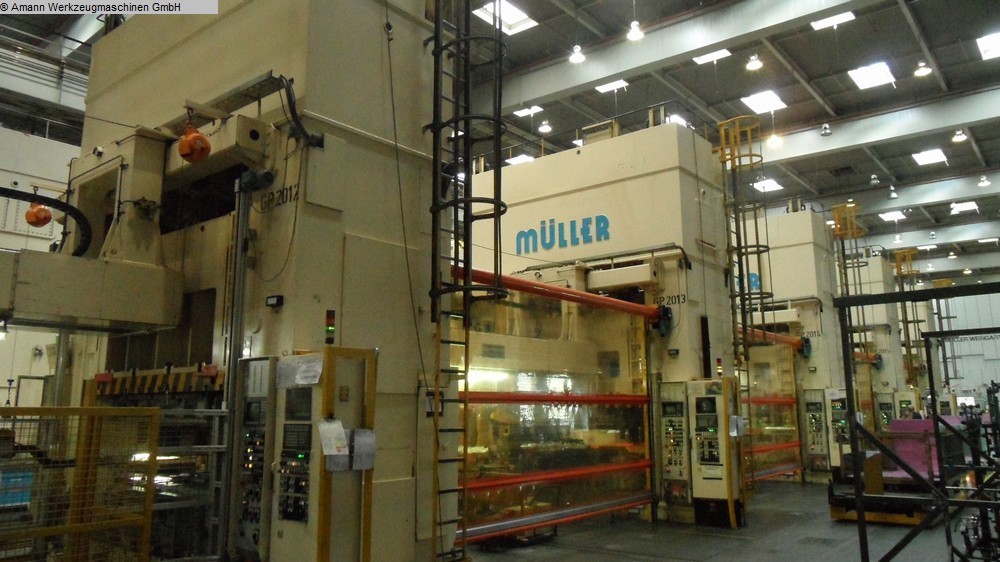 used Double Column Drawing Press -Hydr. MÜLLER ZE 800-31.1.2