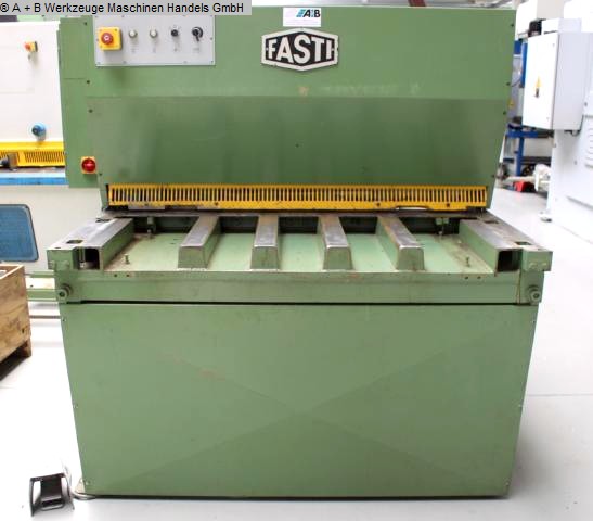 used  Plate Shear - Hydraulic FASTI TCHE 12/4