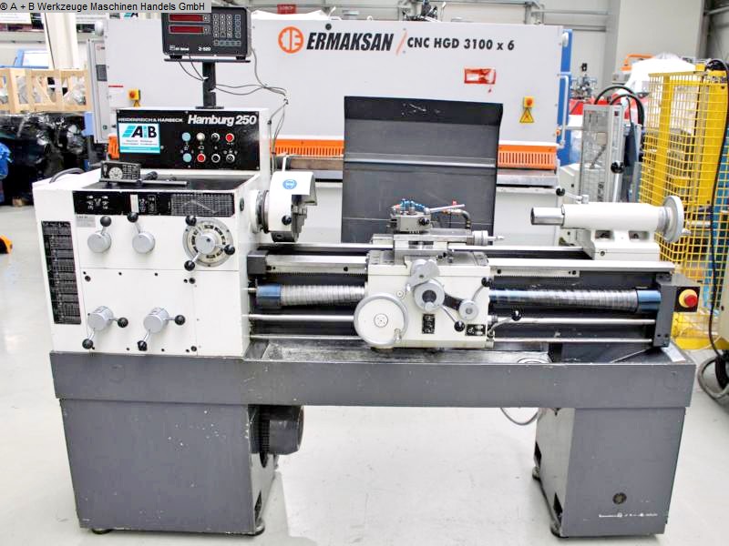 used  lathe-conventional-electronic HEIDENREICH & HARBECK HAMBURG 250