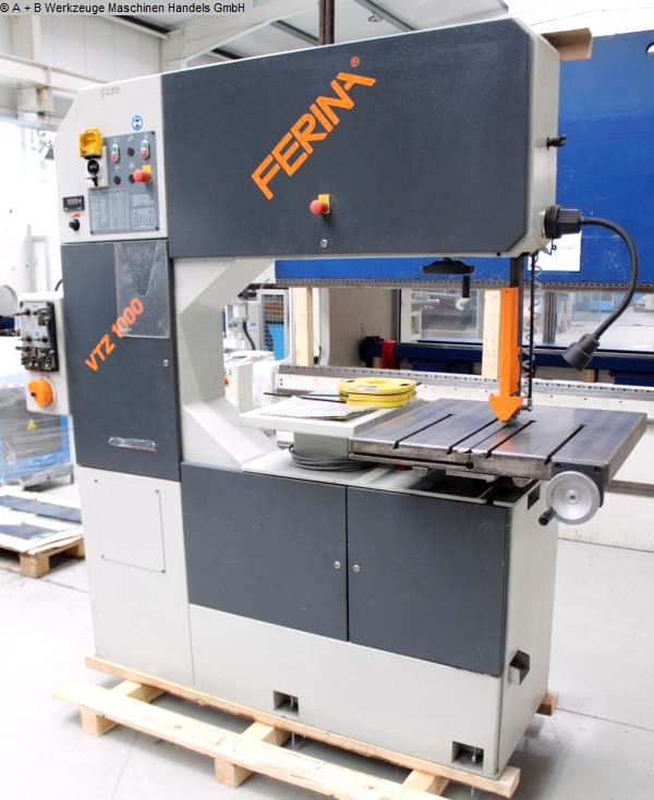 used Machines available immediately Band Saw - Vertical FERINA VTZ 1000