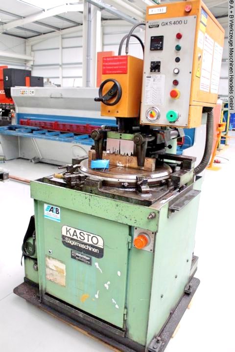 used Machines available immediately Cold Circular Saw KASTO - Halbautomat GKS 400 U