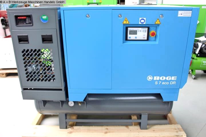 used Machines available immediately Compressor BOGE S7 ECO DR - 10 bar