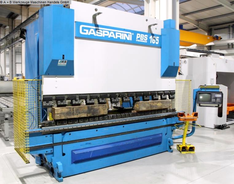 used Machines available immediately Hydr. pressbrake GASPARINI PBS CB 165/3000