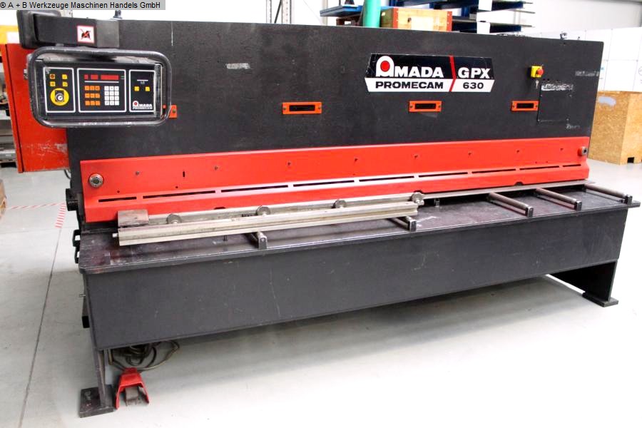 used Machines available immediately Plate Shear - Hydraulic AMADA GPX 630