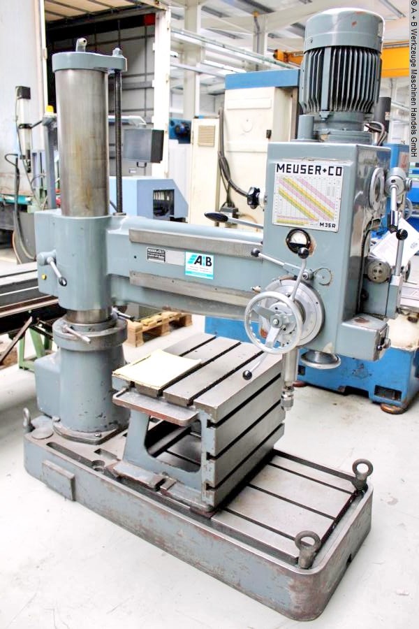used Machines available immediately Radial Drilling Machine MEUSER M 35 R
