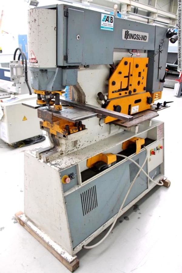 used Machines available immediately Section Steel Shear KINGSLAND MULTI 80 HYDRAULIC