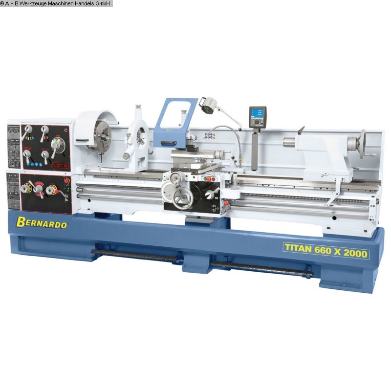 used Machines available immediately lathe-conventional-electronic BERNARDO TITAN 660 - 2000