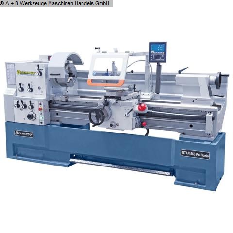used Machines available immediately lathe-conventional-electronic BERNARDO TITAN 560-1500 PRO VARIO
