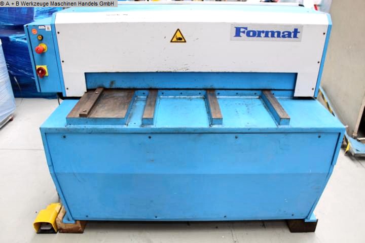 gebrauchte Maschinen sofort verfügbar Tafelschere - mechanisch FORMAT TS2-1000-50