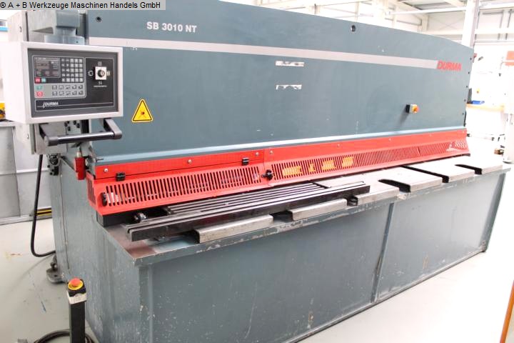 used Series Production Plate Shear - Hydraulic DURMA SB 3010 NT