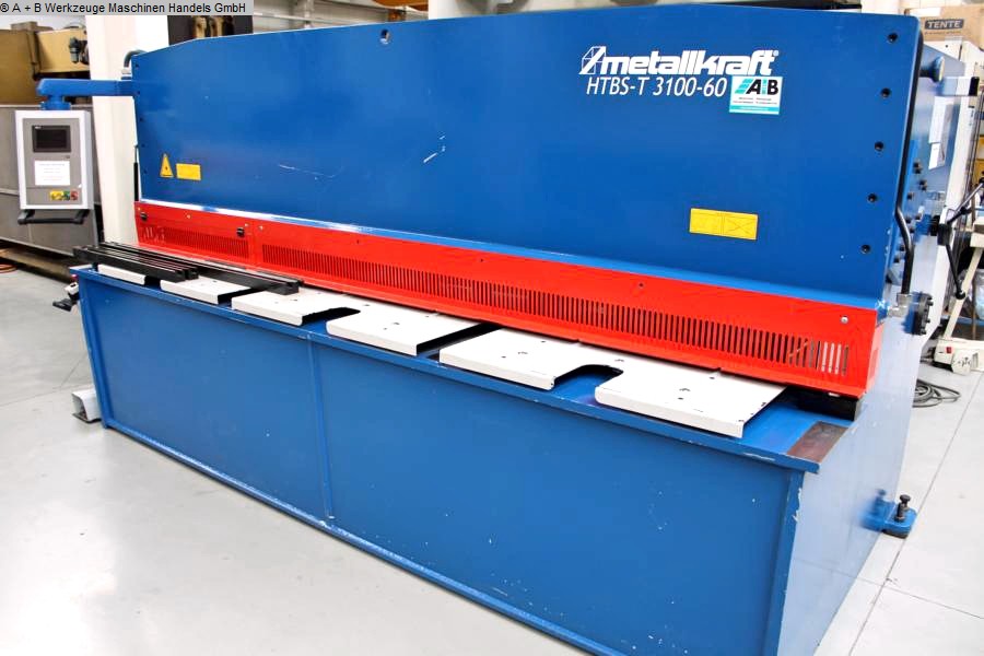 used Series Production Plate Shear - Hydraulic DURMA / METALLKRAFT HTBS-T 3100-60