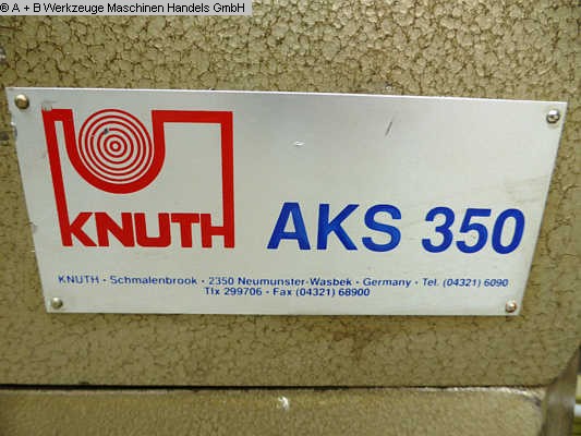 Sierra circular de aluminio usada KNUTH AKS 350