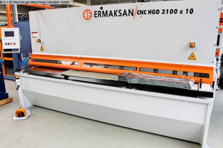 used Plate Shear - Hydraulic ERMAK CNC HGD 3100-13