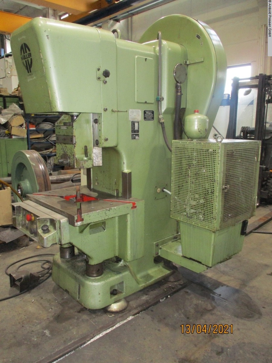 used Machines available immediately Eccentric Press - Single Column MÜLLER EXP 45 SV/HK