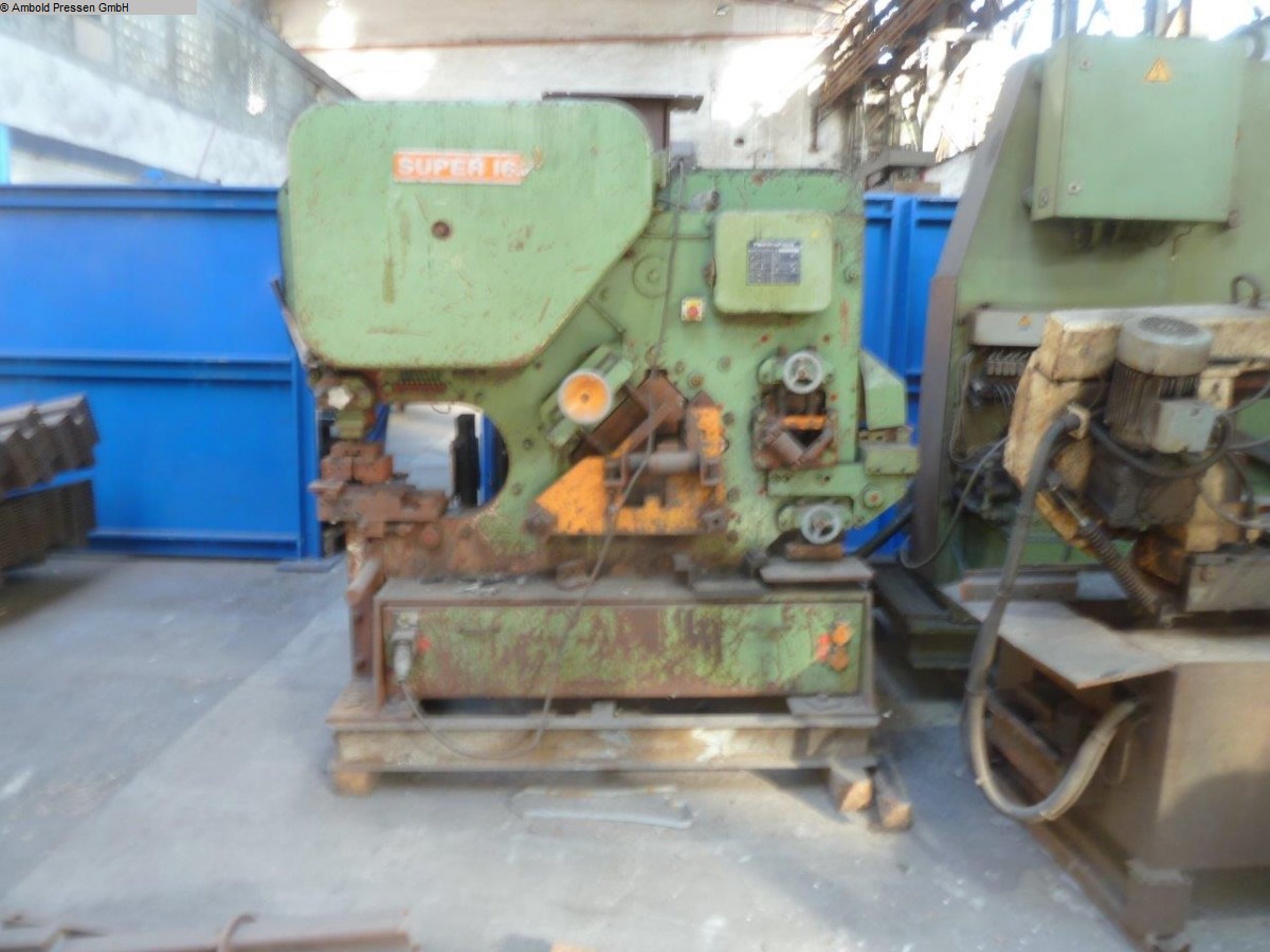 used Machines available immediately Section Steel Shear PEDDINGHAUS Modell 210 Super 16