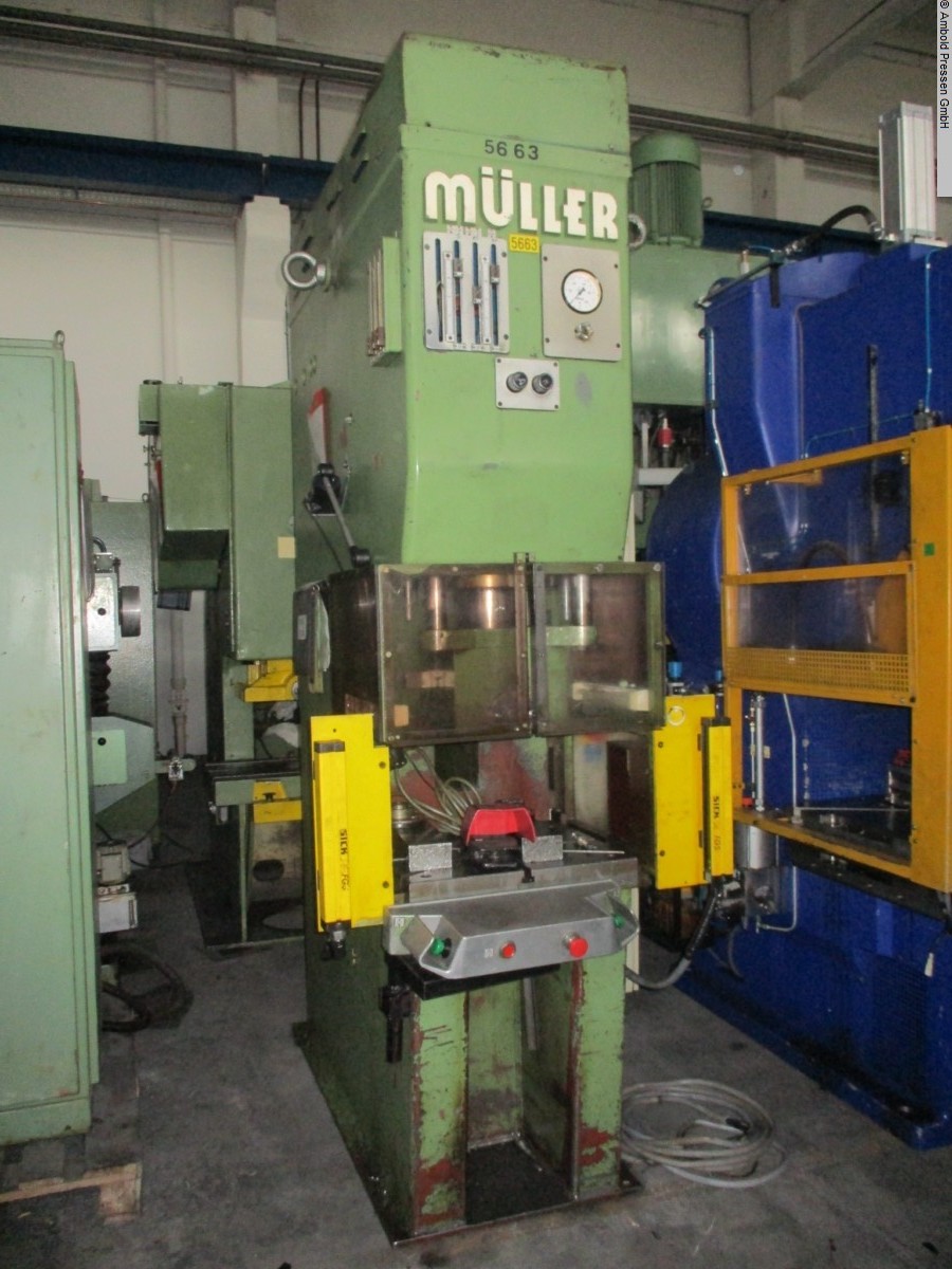 used Metal Processing Single Column Press - Hydraulic MÜLLER CD 63.12.14