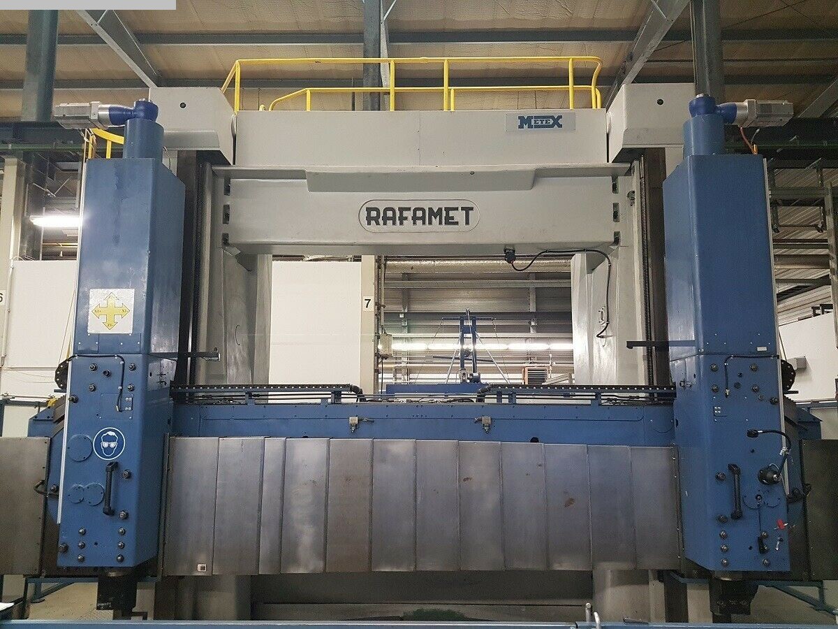 used Machines available immediately Vertical Turret Lathe - Double Column RAFAMET KCF 320/350