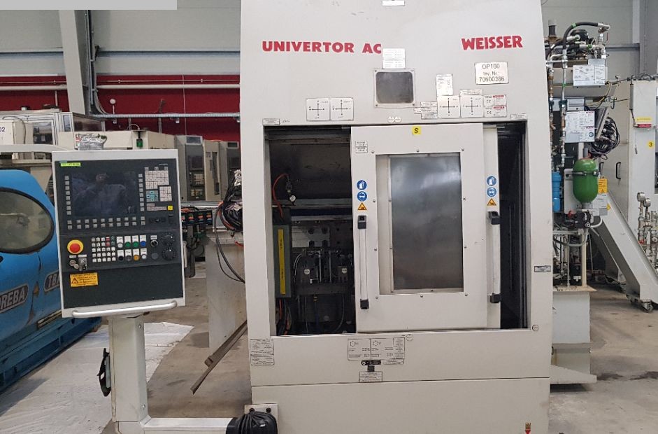 gebrauchte Maschinen sofort verfügbar Vertikaldrehmaschine WEISSER Univertor AC-1 R CNC