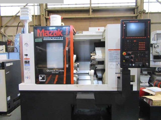 gebrauchte Metallbearbeitungsmaschinen CNC Drehmaschine MAZAK Quick-Turn 100 SG