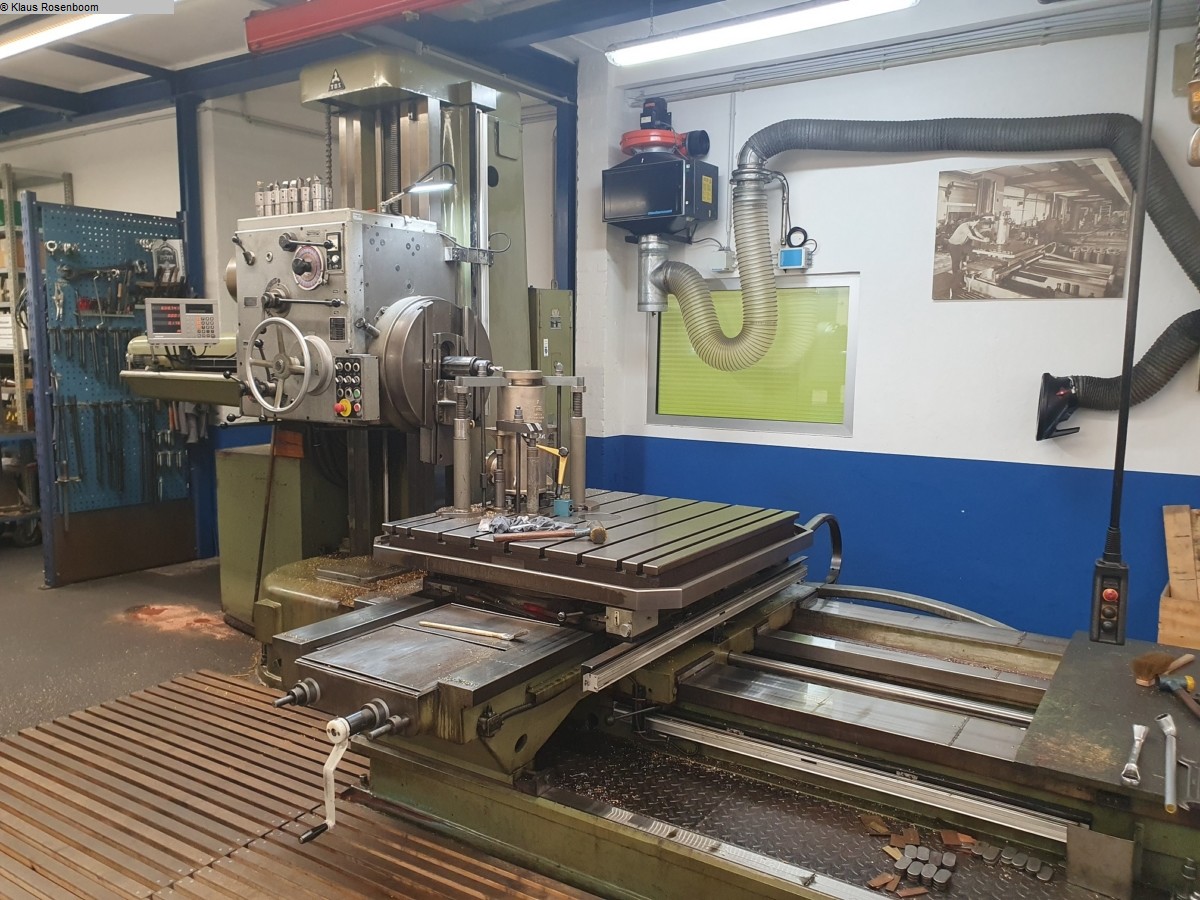 used Machines available immediately Table Type Boring and Milling Machine TOS Warnsdorf W 100 A