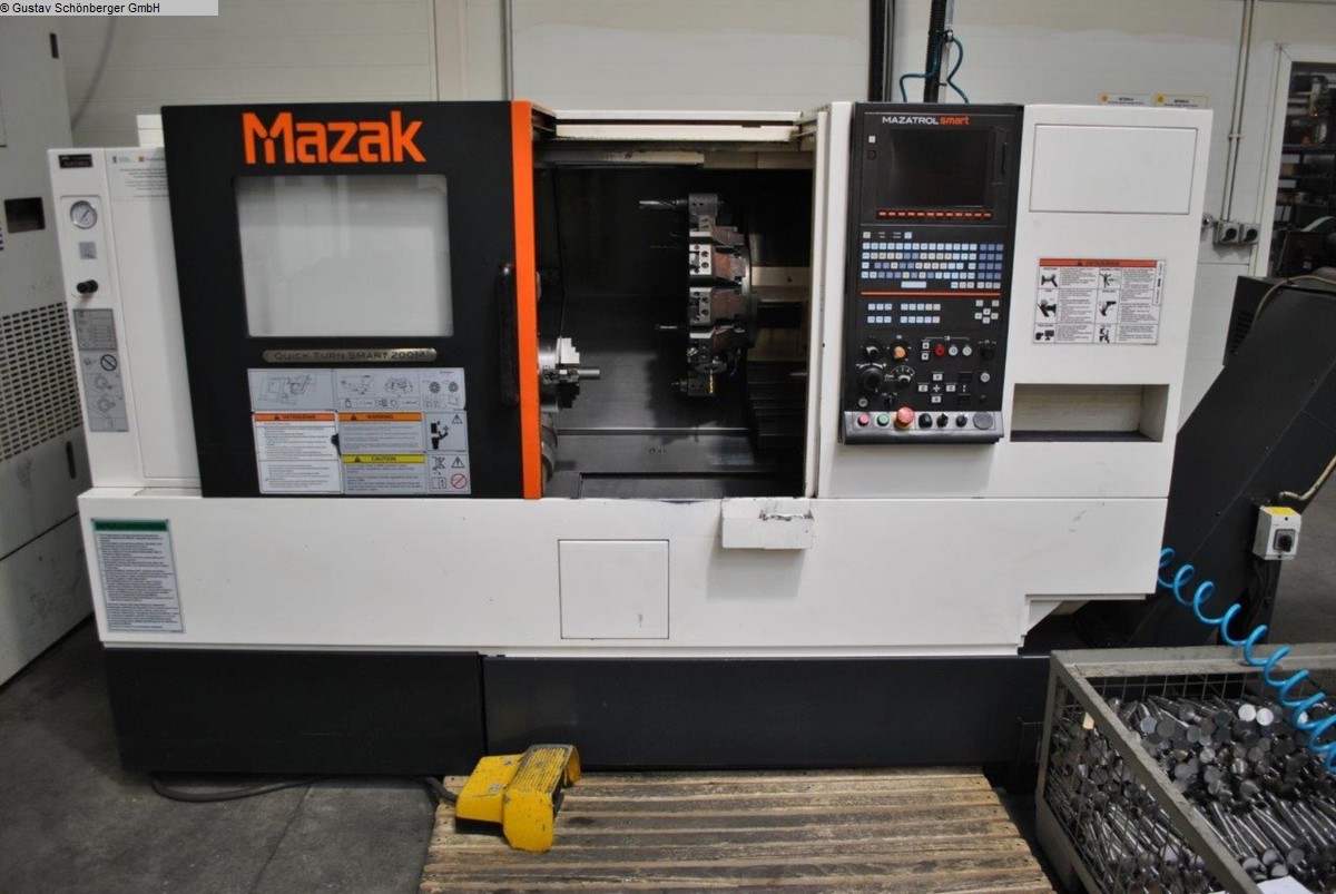 used Machines available immediately CNC Lathe - Inclined Bed Type MAZAK QT Smart 200M