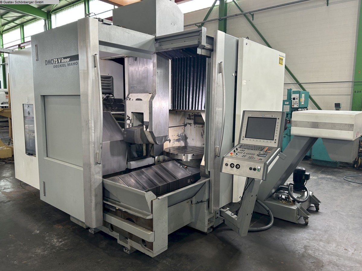 used Machines available immediately milling machining centers - universal DECKEL-MAHO DMC 75V linear
