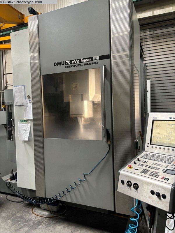 used Machines available immediately milling machining centers - universal DECKEL-MAHO DMU 70eVolution