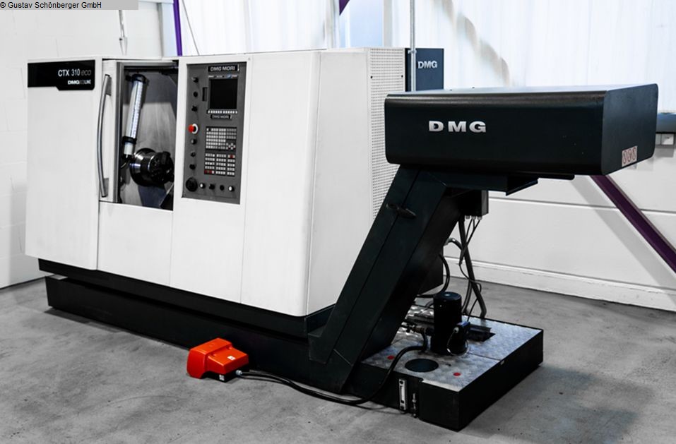 gebrauchte Maschinen sofort verfügbar CNC Drehmaschine - Schrägbettmaschine GILDEMEISTER CTX 310V3 eco