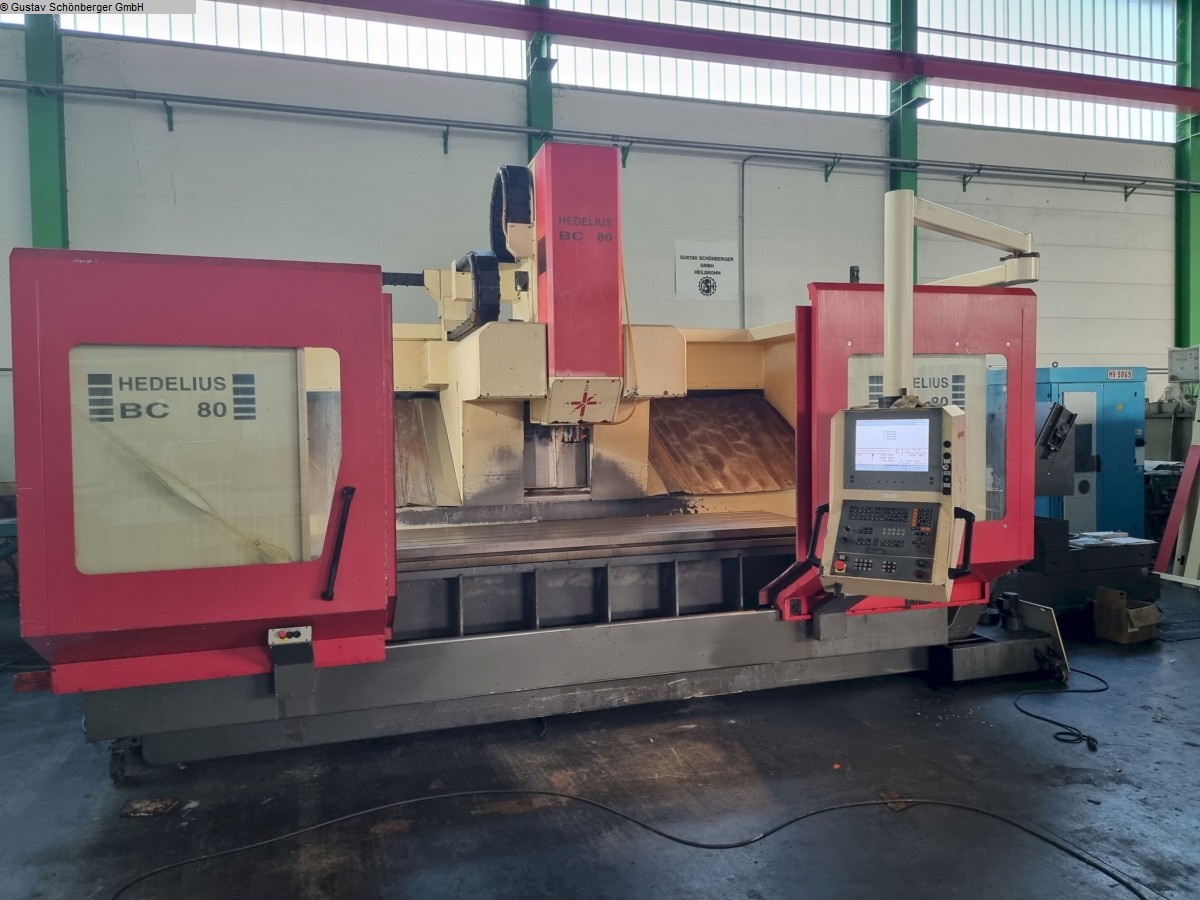 used Metal Processing milling machining centers - vertical HEDELIUS BC 80