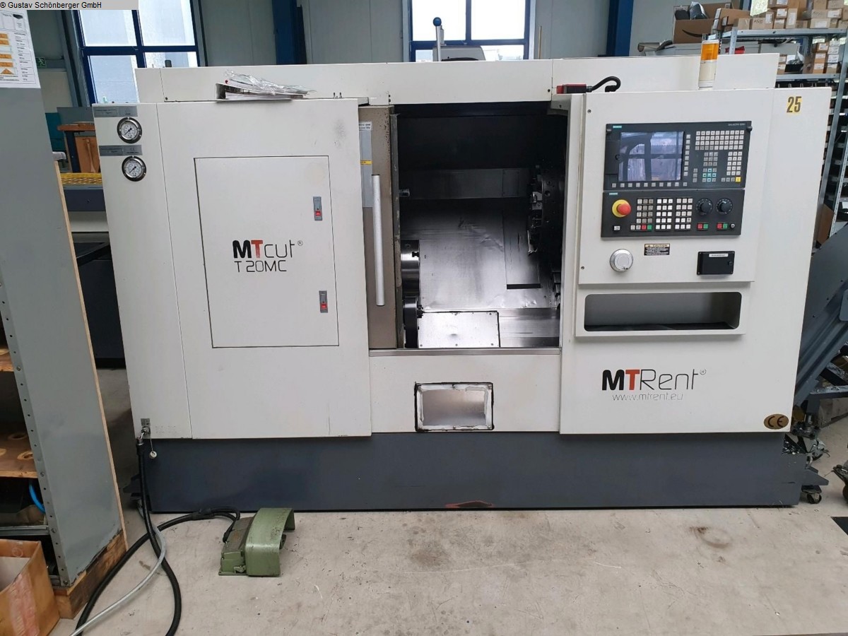 gebrauchte Metallbearbeitungsmaschinen CNC Drehmaschine - Schrägbettmaschine MT CUT T20MC