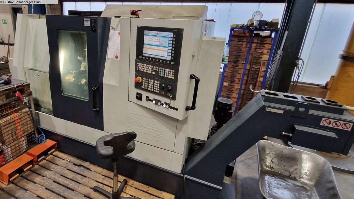 gebrauchte Metallbearbeitungsmaschinen CNC Drehmaschine - Schrägbettmaschine SPINNER TC 600-65MCY