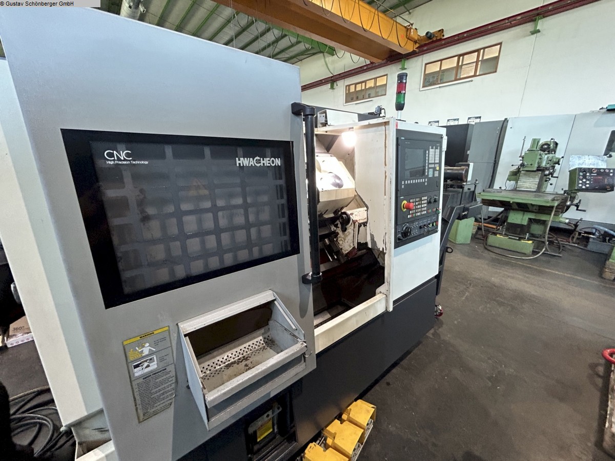 used CNC Lathe - Inclined Bed Type HWACHEON Cutex 160