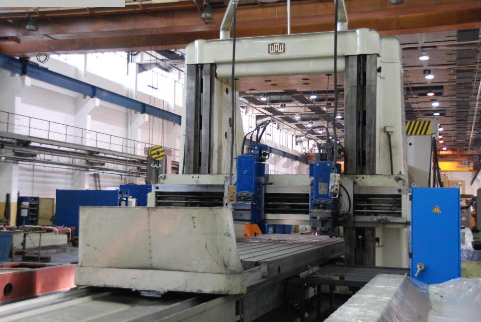 gebrauchte Metallbearbeitungsmaschinen Zweiständerlanghobelmaschine WMW ASCHERSLEBEN HZxS 2500 x 8000