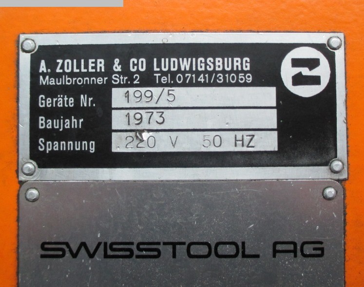 gebruikt afstelinstrument ZOLLER H 400