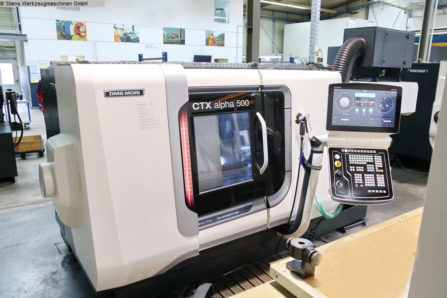used Lathes CNC Turning- and Milling Center DMG MORI CTX alpha 500