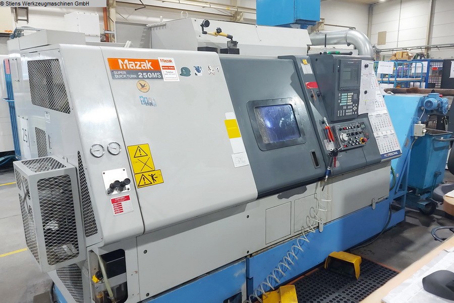 used Lathes CNC Turning- and Milling Center MAZAK SQT 250 MS