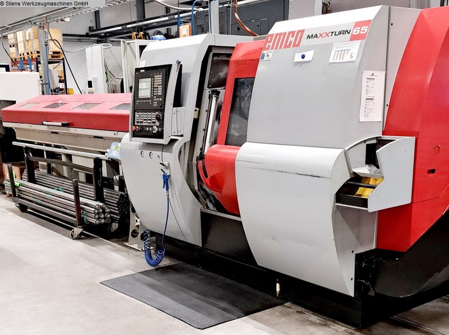 used Gear cutting machines CNC Turning- and Milling Center EMCO MaxxTurn 65 SMY