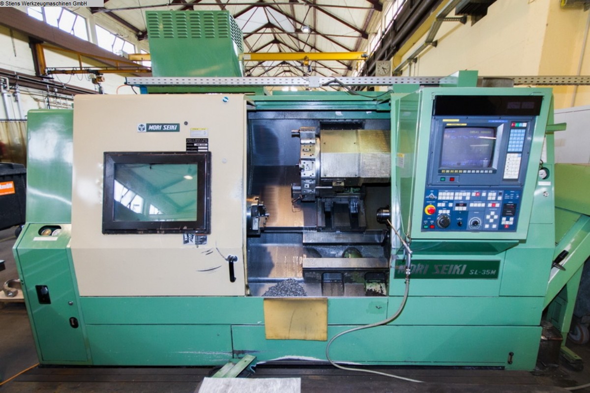 used Gear cutting machines CNC Turning- and Milling Center MORI SEIKI SL 35 M 750