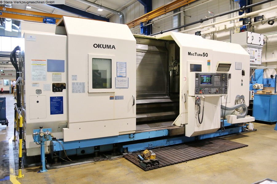 used Gear cutting machines CNC Turning- and Milling Center OKUMA MacTurn 50