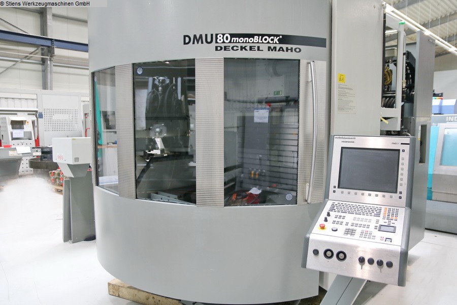 gebrauchte Maschinen sofort verfügbar Bearbeitungszentrum - Universal DECKEL MAHO DMU 80 monoBLOCK
