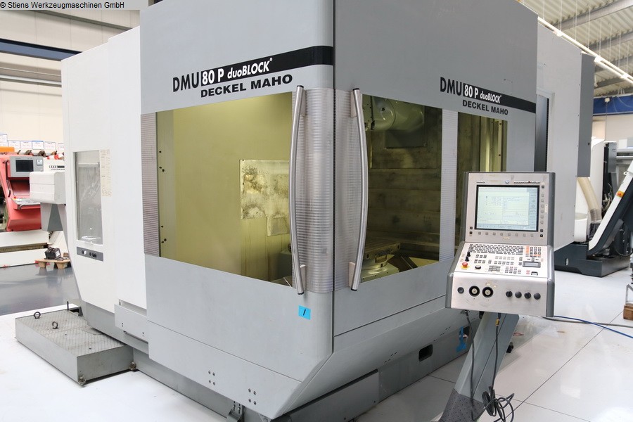 used Metal Processing Machining Center - Universal DECKEL MAHO DMU 80 P duoBLOCK